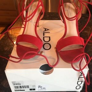 Aldo Red Marilyn size 6